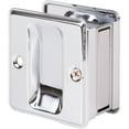thumbnail image 1 of Square Pocket Door Lock, Passage (Hall/Closet) Latch, Polished Chrome by Stone Harbor Hardware, 1 of 3