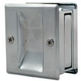 thumbnail image 1 of Square Pocket Door Lock, Passage (Hall/Closet) Latch, Satin Chrome by Stone Harbor Hardware, 1 of 8