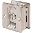thumbnail image 1 of Square Pocket Door Lock, Privacy (Bed/Bath) Latch, Satin Nickel by Stone Harbor Hardware, 1 of 3