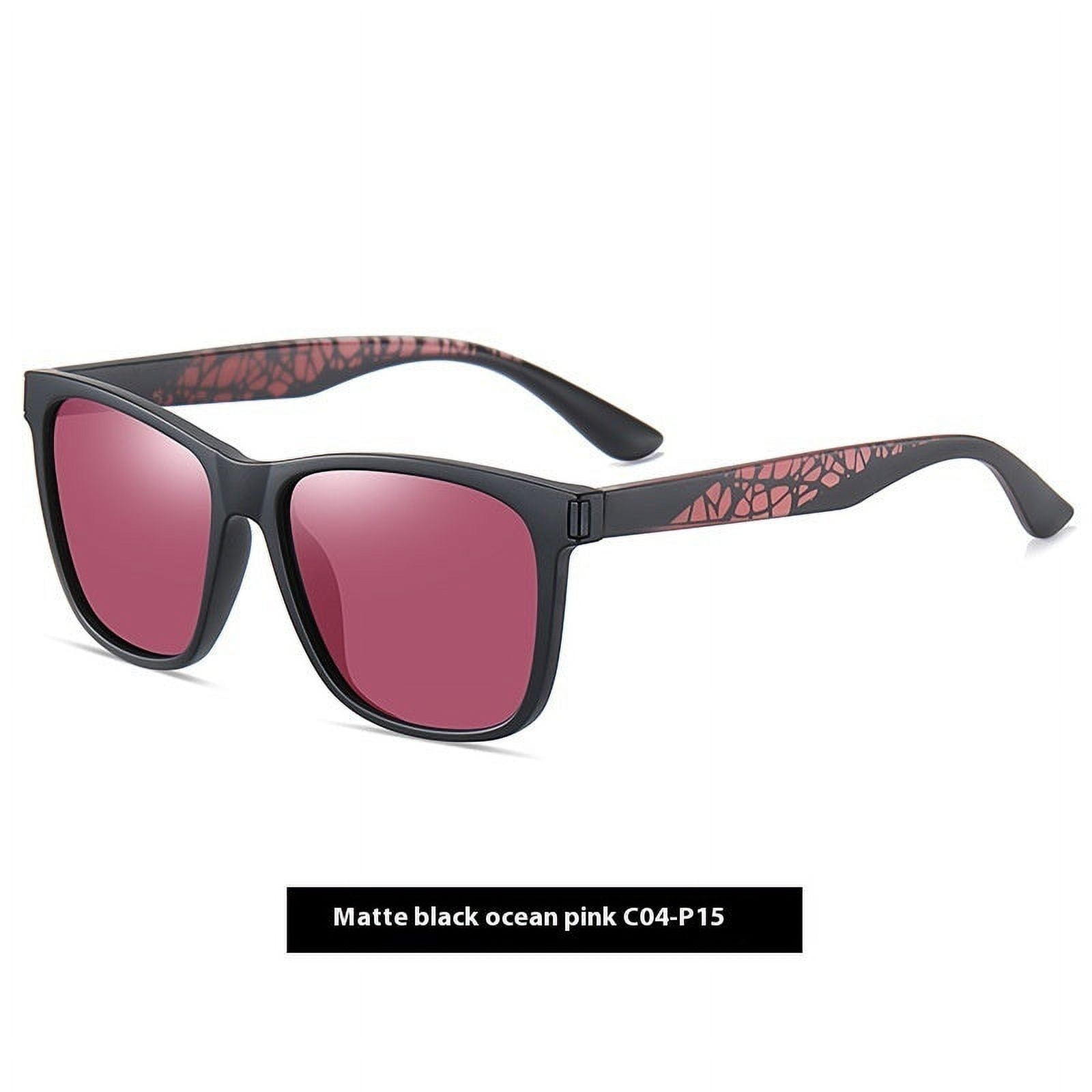 Polarized Sunglasses for Men and Women UV Protection Outdoor Sports Cycling Driving Travel TAC Lenses Matte Black Frame