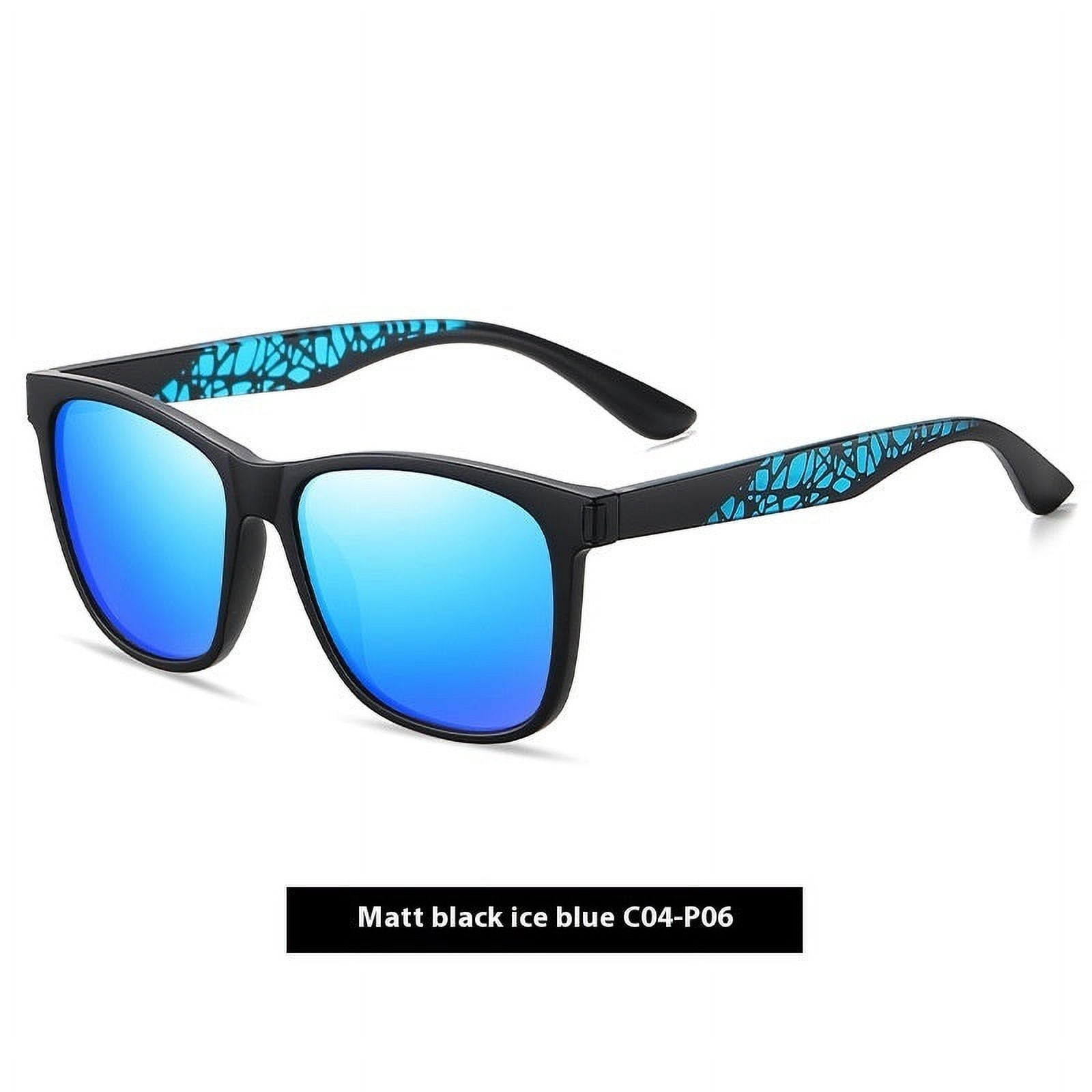 Polarized Sunglasses for Men and Women UV Protection Outdoor Sports Cycling Driving Travel TAC Lenses Matte Black Frame