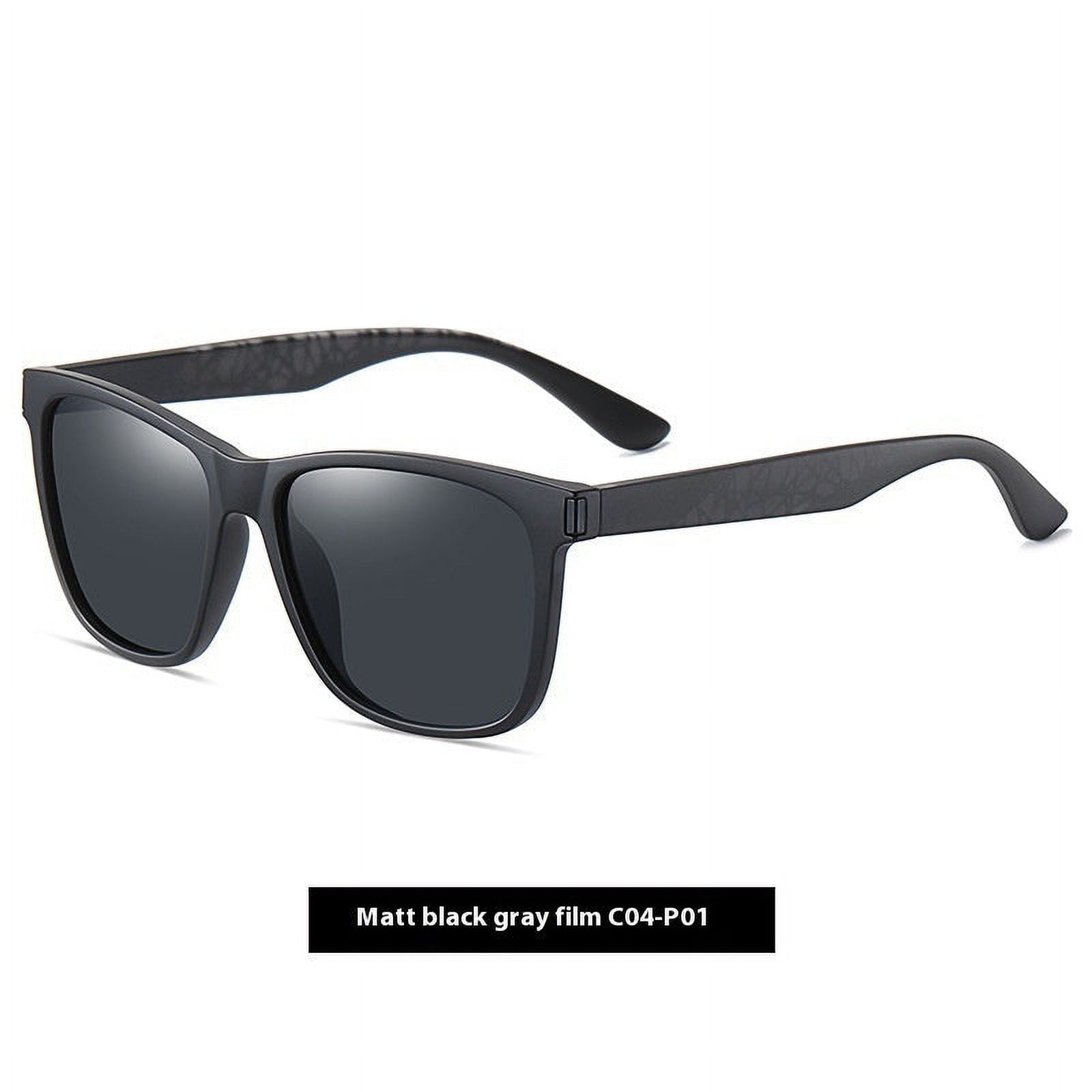 Polarized Sunglasses for Men and Women UV Protection Outdoor Sports Cycling Driving Travel TAC Lenses Matte Black Frame