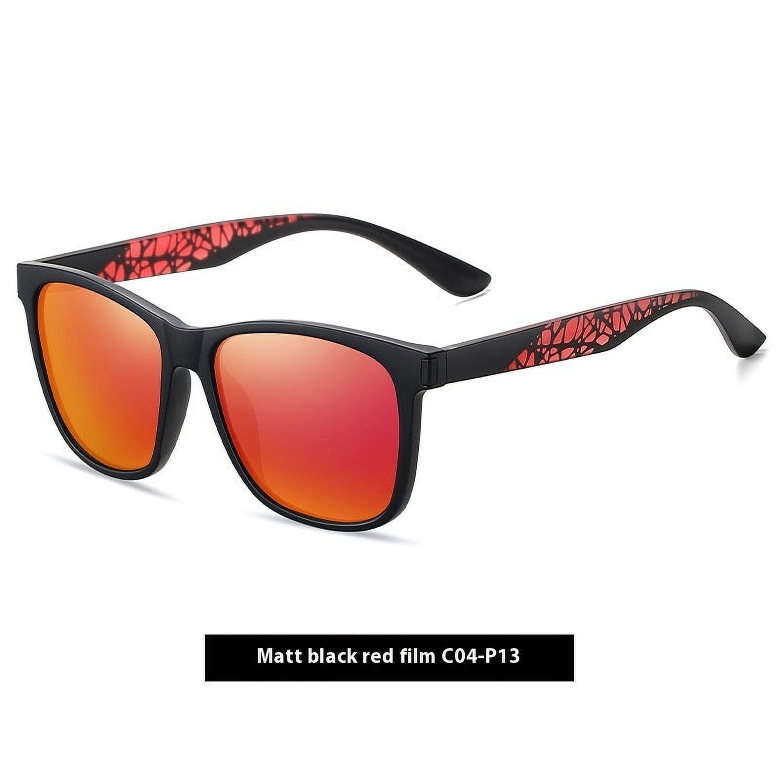 Polarized Sunglasses for Men and Women UV Protection Outdoor Sports Cycling Driving Travel TAC Lenses Matte Black Frame