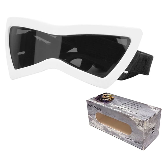 Square Polygon Shaped Pet Sunglasses UV Protection Stylish Irregular Goggles Adjustable Lightweight Eye Wear For Small To Medium Dogs Cats Outdoor Summer Activities