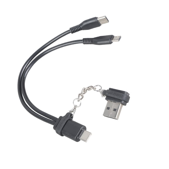 Square Port Device Cable USB A To Type CREATE And Tiny USB Processor 20cm Short Cord For Power Financial Institutions Transportable Electronics Charging