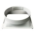 Square Portable Air Conditioner Exhaust Duct Interface Pipe Tube
