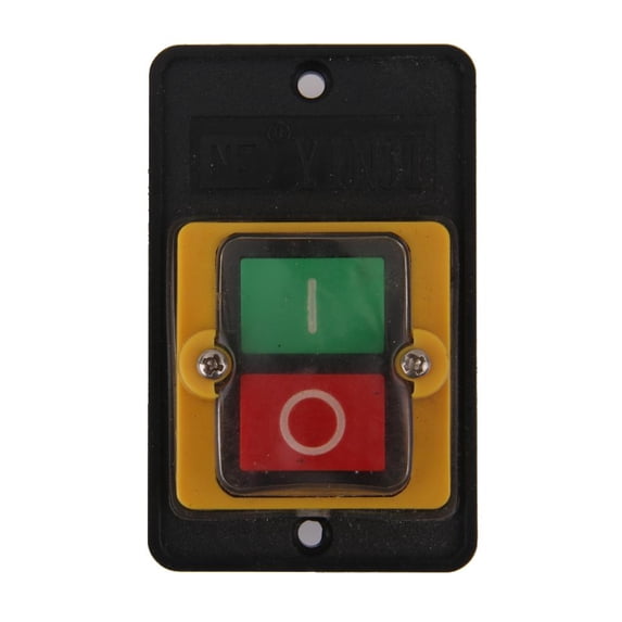 Square Press Button Switch Self-locking Latching Water /380V 10A