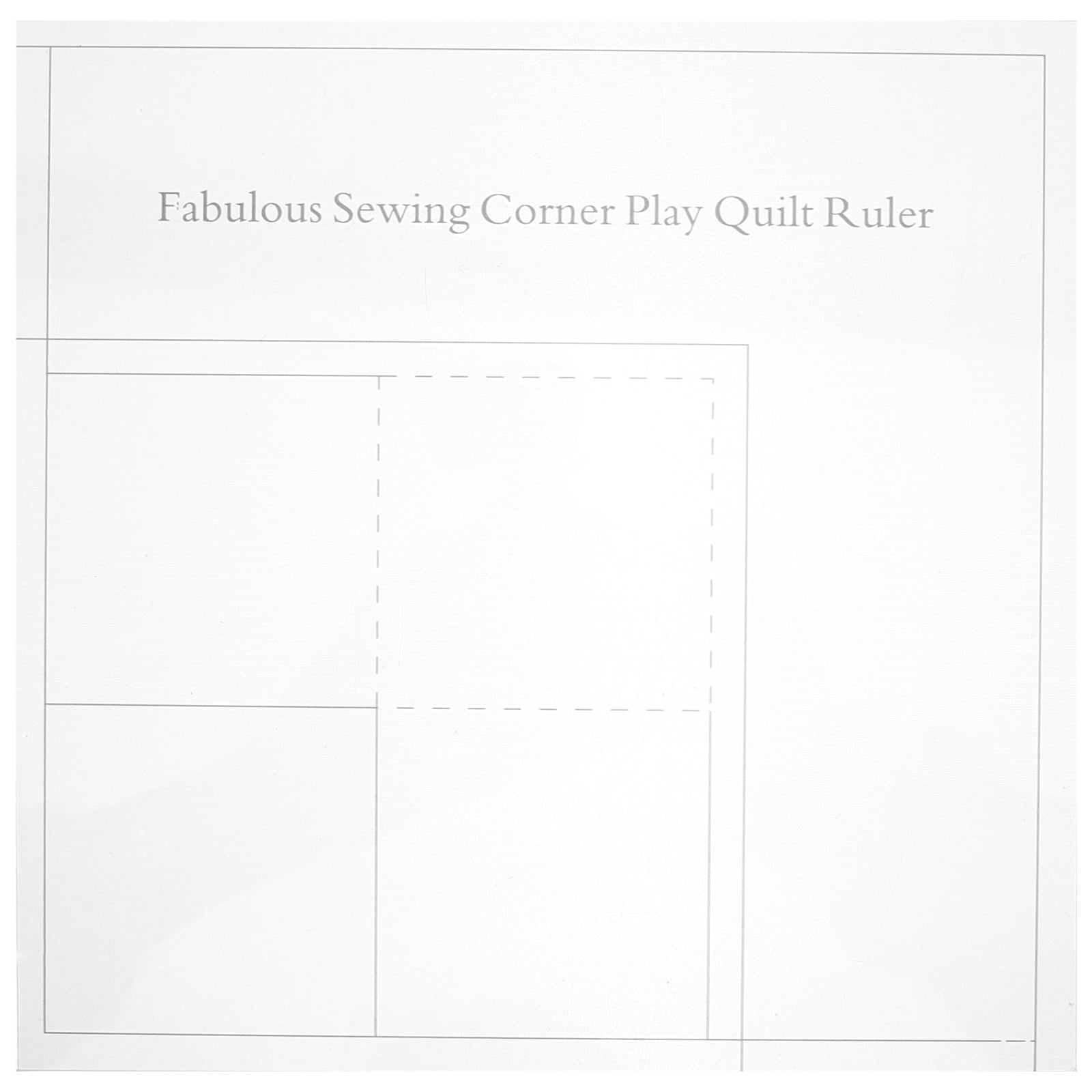 ONAPARTER Square Quilt Ruler Quilting Tools Clear Templates Acrylic