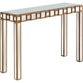 thumbnail image 1 of Square Reflective Mirror Console Table, 1 of 9