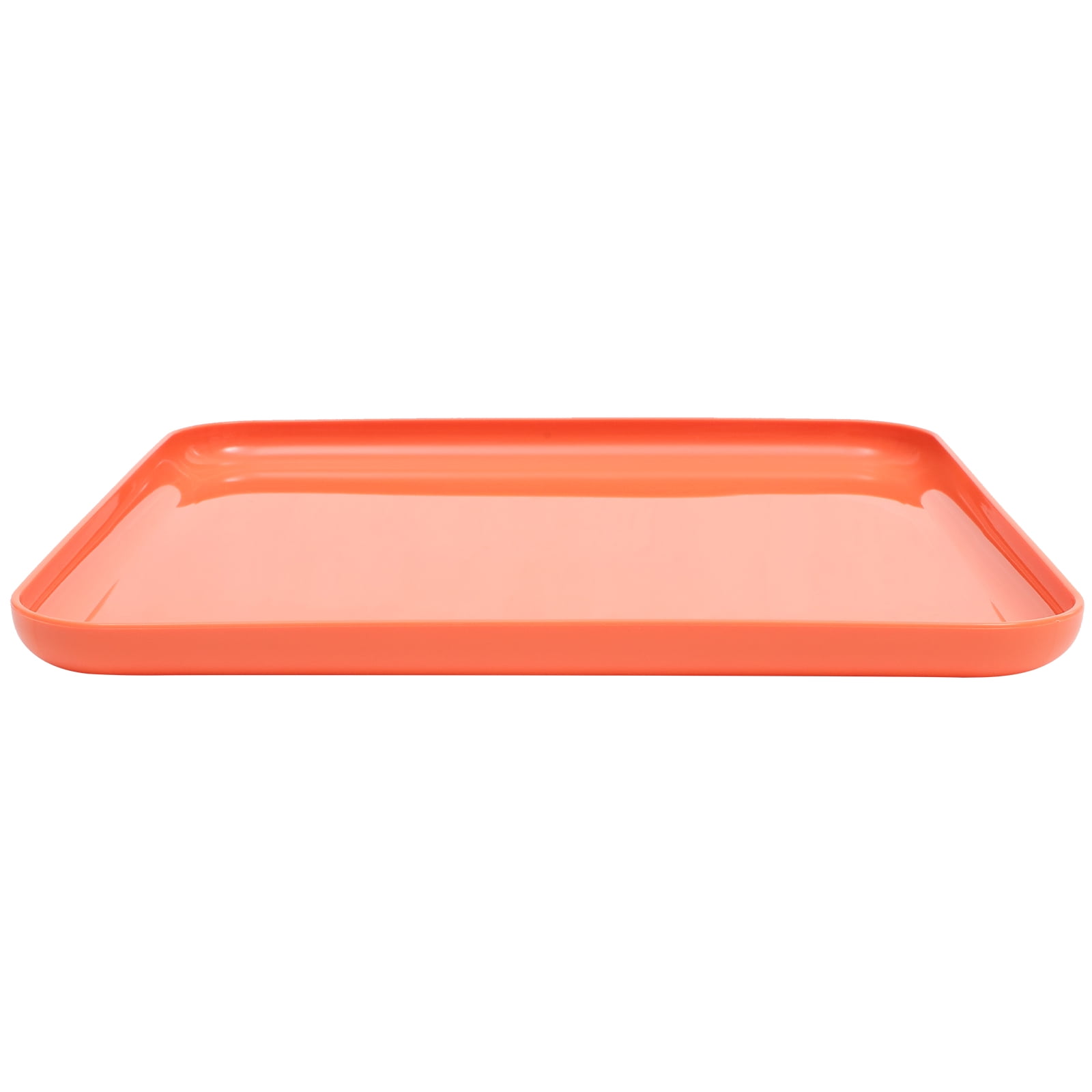 Square Restaurant Hotel Plastic Snack Fruit Tray Plastic Serving Trays