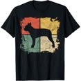 thumbnail image 1 of t-shirt Square Retro Boston Terrier Owner Gift Dog Bostie Dad Mom T-Shirt mens，black，women，funny，journey，Crew Neck, Short Sleeve,printing, 1 of 4