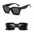 thumbnail image 1 of Square Sunglasses Retro Fashionable Eye Protection and Decoration for Men and Women Universal Fit Multicolor Glasses, 1 of 3