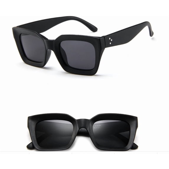 Square Sunglasses Retro Fashionable Eye Protection and Decoration for Men and Women Universal Fit Multicolor Glasses