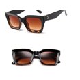 thumbnail image 1 of Square Sunglasses Retro Fashionable Eye Protection and Decoration for Men and Women Universal Fit Multicolor Glasses, 1 of 3