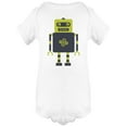 thumbnail image 1 of Square Robot Bodysuit Infant -Image by Shutterstock,  24 Months, 1 of 4