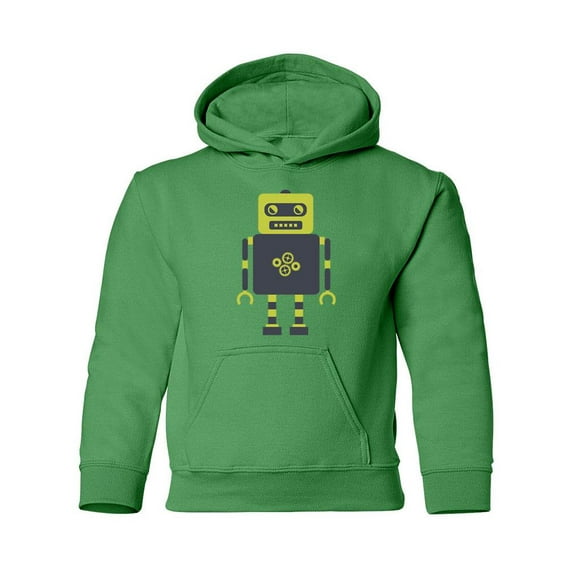 Square Robot Hoodie Juniors -Image by Shutterstock, x-Large