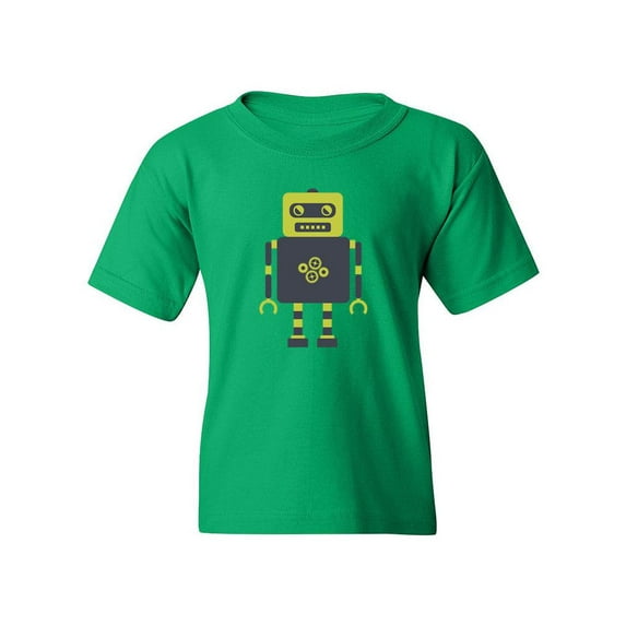 Square Robot T-Shirt Juniors -Image by Shutterstock, Medium
