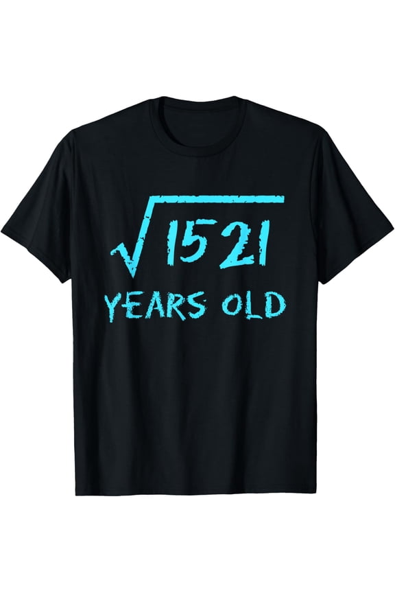 1521 39th Birthday 39 Years Old Math Funny Man T-Shirt