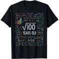 thumbnail image 1 of Square Root Of 100 10th Birthday 10 Year Old Gifts Math Bday T-Shirt, 1 of 4