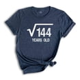 thumbnail image 1 of Square Root Of 144 Years Old Shirt, 12th Birthday TShirt, Born In 2012 Shirt, 12th Birthday Gift, 12th Birthday Party Shirt, 1 of 1