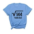 thumbnail image 1 of Square Root Of 144 Years Old Shirt, 12th Birthday TShirt, Born In 2012 Shirt, 12th Birthday Gift, 12th Birthday Party Shirt, 1 of 1