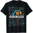 thumbnail image 1 of Square Root Of 169 13 Years Old Official Teenager Birthday T-Shirt, 1 of 4