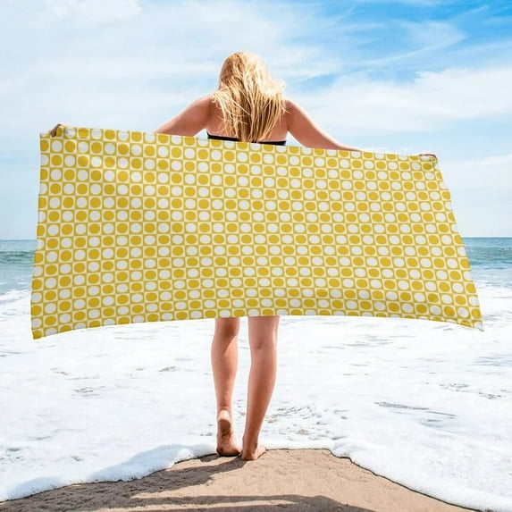 Square Round Fill Absorbent Bath Towel for Bathroom Sauna Soft Beach Yoga Towel Quick-drying Face To