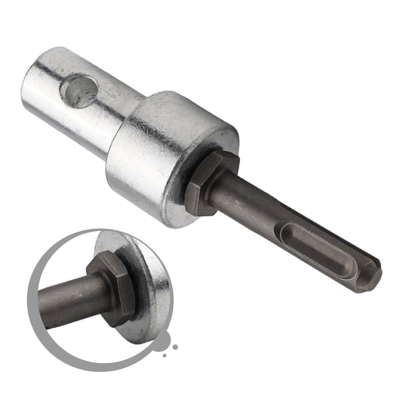 Square Round Shank Drill Bit Adapter For Electric Hammer Convert To Hole Drill Round Shank Fangkenuo
