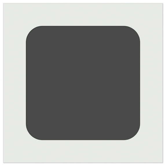 Square Rounded Corners DIY Cookie Wall Craft Stencil - 11.5 Inch