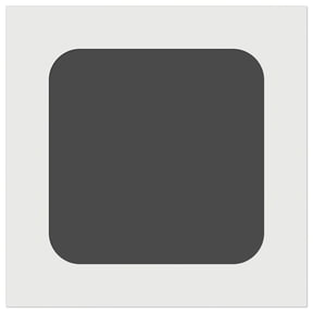 Square Rounded Corners DIY Cookie Wall Craft Stencil - 3.5 Inch