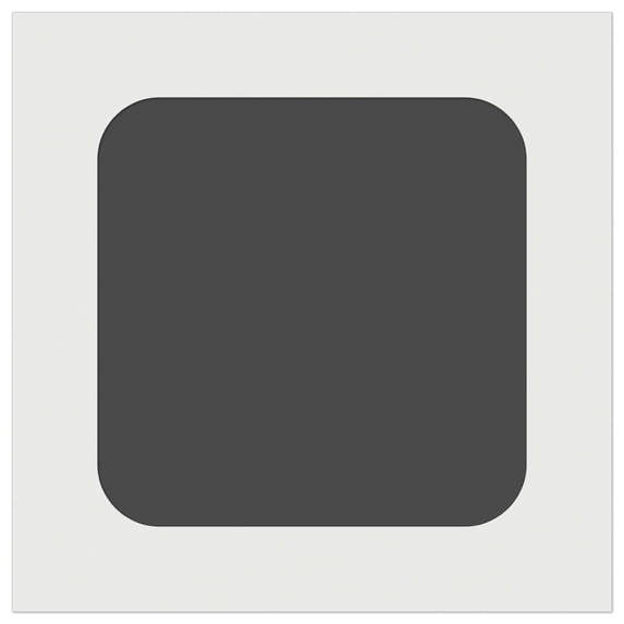 Square Rounded Corners DIY Cookie Wall Craft Stencil - 7.0 Inch