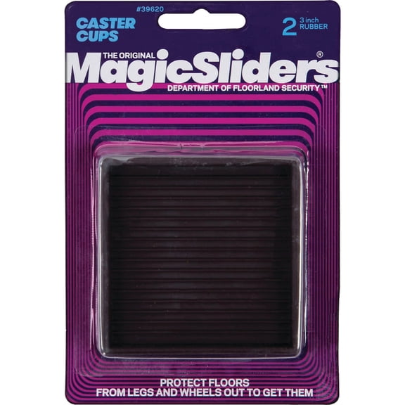 Square Rubber Furniture Leg Cup - Pack of 4