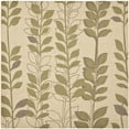 thumbnail image 1 of Transitional Rug - Courtyard Polypropylene -Natural Brown/Olive-Color:Natural Brown/Olive,Design:Transitional,Shape:Square,Size:6'7"L x 6'7"W, 1 of 2