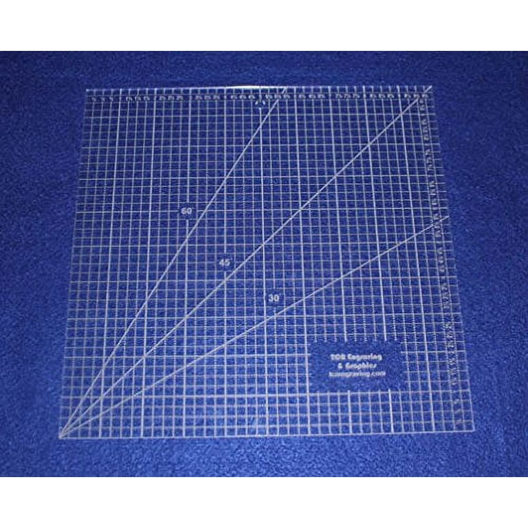 Square Ruler 10. - Clear Acrylic - Quilting/Sewing - Template 1/4 –  Quilting Templates and More!