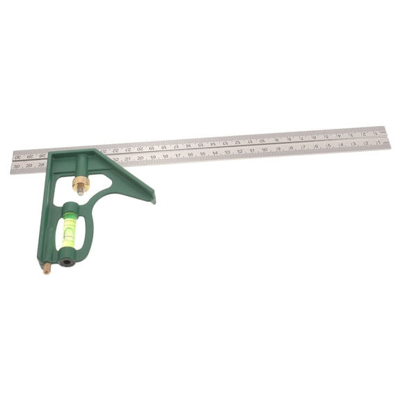 MERRYHAPY Stainless Steel Precision Adjustable Angle Ruler Multifunctional Measuring Tool for Woodworking and Carpentry Use