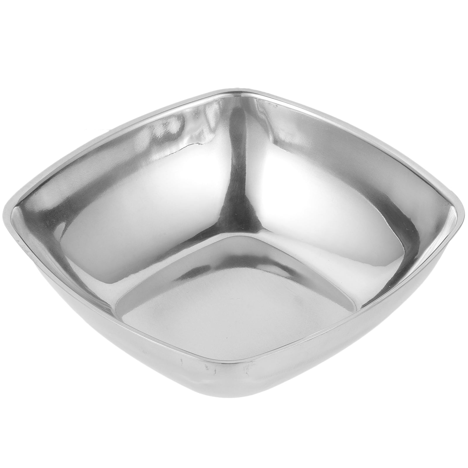 Square Salad Bowl Dipping Sauce Bowls Stainless Steel Portion Cups