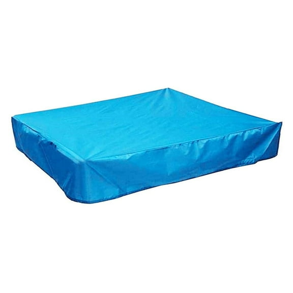 Square Sandbox Cover, Waterproof Sandpit Protection With Drawstring Design, Sturdy Construction Ideal For Indoor Outdoor Use, Dustproof Sandbox Protection For 120*120*20Cm Sand