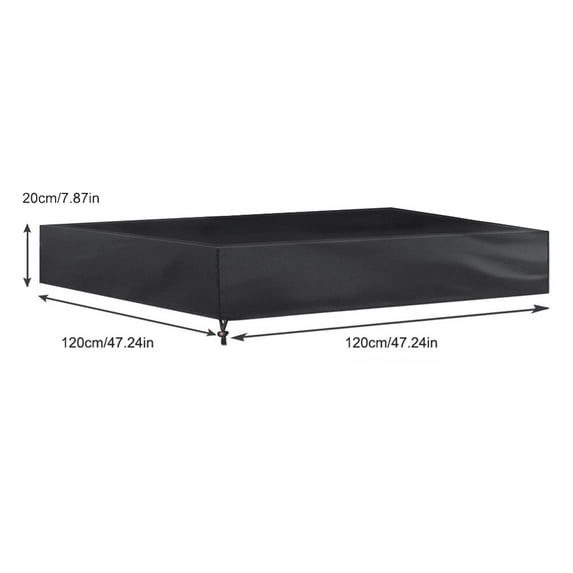 Square Sandboxes Sandpit Cover, 210D Waterproof Duty Sandbox With Cover
