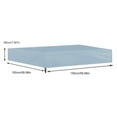 thumbnail image 1 of Square Sandboxes Sandpit Cover, 210D Waterproof Duty Sandbox with Cover grey 150*150, 1 of 3