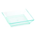 thumbnail image 1 of Square Seagreen Plastic Mini Modern Plate - 2 1/2" x 2 1/2" x 1/2" - 100 count box, 1 of 2