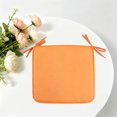thumbnail image 1 of Square Seat Cushions 15.7X15.7", Soft Chair Pads With Ties For Indoor/Outdoor Use, Solid Color Comfort For Stools & Dining Chairs, 1 of 5