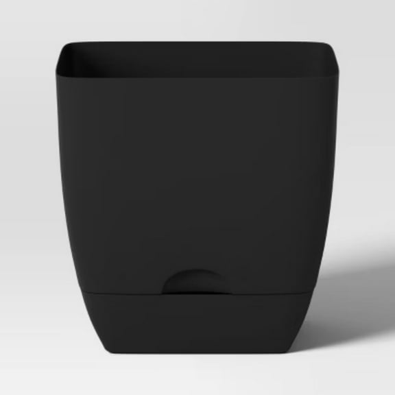 Square Self-Watering Plastic Indoor Outdoor Planter Pot 10"x10"