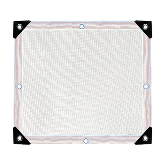 Square Shade Sails Shade Cloth Sunblock Mesh Cover Taped with Grommets Sun Net for Pergola Plants Greenhouse Gardens Patio