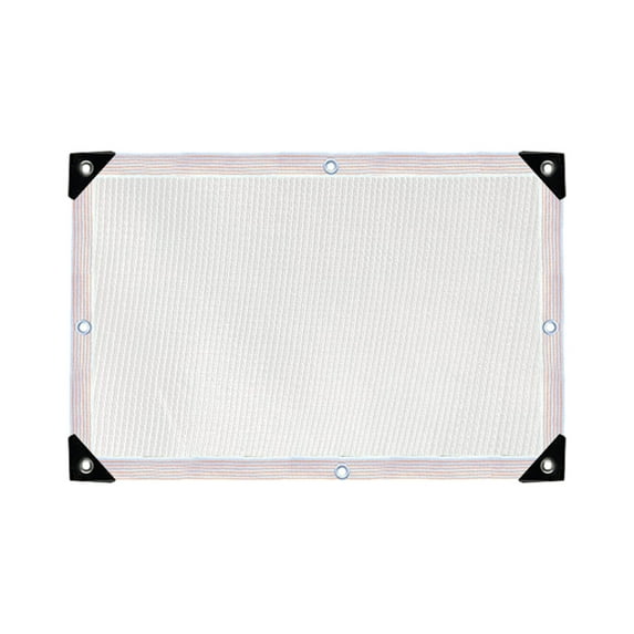 Square Shade Sails Shade Cloth Sunblock Mesh Cover Taped with Grommets Sun Net for Pergola Plants Greenhouse Gardens Patio