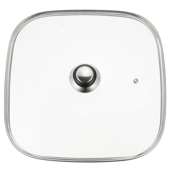 Square Shape Pot Cover Visible Cooking Pot Lid Glass Cookware Lid Kitchen Pot Supply
