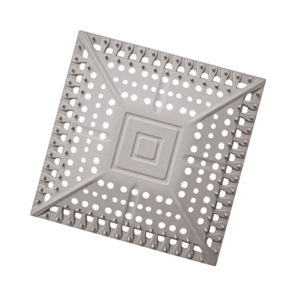 Square Shape Silicone Floor Drain Cover Meshes Sink Strainer Hair Catcher Sewer Outfall Drain Filter Easy to Use