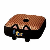 Square Shaped Animal Floor Pillow, Meditation Floor Pillow Cooler and Plush Double Side Floor Cushions Large Pillows Seating Cute Decorative Cushion for Yoga Living Room 16'' (Cat)