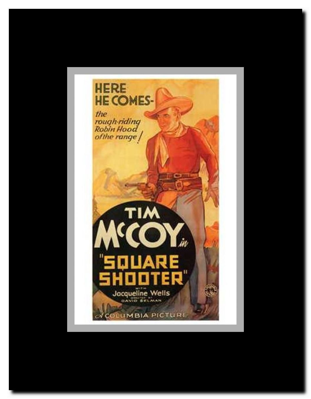 Square Shooter Framed Movie Poster