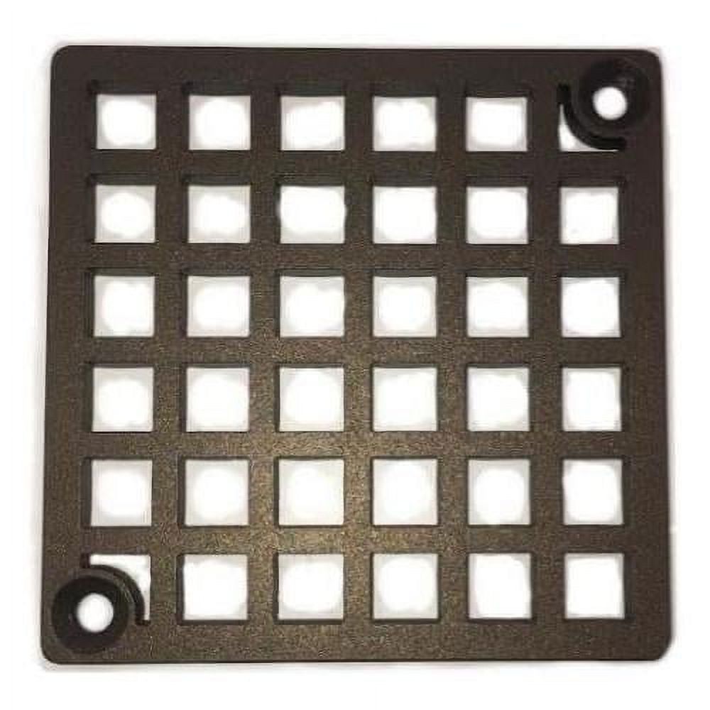 Square Shower Drain Cover Geo. No. 7 Design, Replacement For Schluter