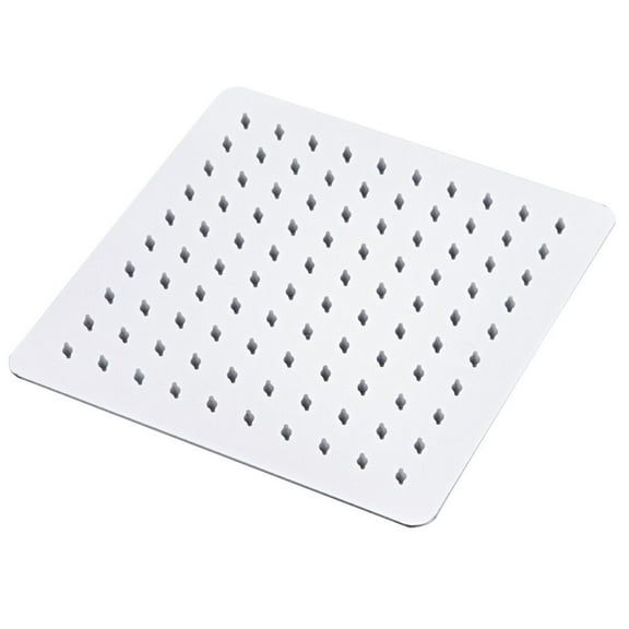 Square Shower Head Stainless Steel Ultra-thin Waterfall Shower Heads Square High Pressure Rainfall Shower Head Rain Showerheads (4 inch)